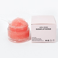 Nouveau Gommage à Lèvres au Sucre Exfoliant Bio et Hydratant, Végétalien, Naturel, Marque Privée, Créez Votre Propre Logo