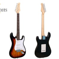 ST38R Electric Guitar-Mahogany Body Maple Neck Rosewood Fretboard 6 Strings Single Pickup Beginner-Friendly Unisex Performance