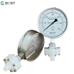 Manómetro de Tubo Bourdon de Acero Inoxidable con Conexión de Latón, Alta Calidad, Marca BCST, 1 Año de Garantía - Product Image 5