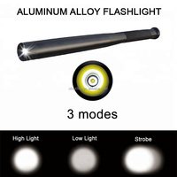 Lampe torche super brillante haute puissance, défensive, rechargeable par USB, corps en alliage d'aluminium, lampe torche tactique LED