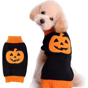 Maglioncino elegante per animali domestici di zucca XS/XS per gatti e cuccioli accessori per feste di Halloween fatti di bambù - Product Image 1