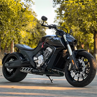 Benda Liao 700 Black Flag 500CC Quatre cylindres Refroidi par eau Moto rétro de croisière Prince Car Tang Dao 700 Moto lourde