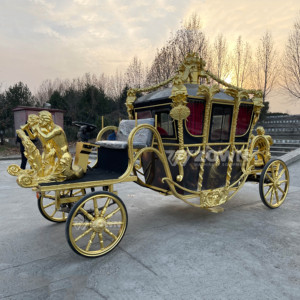 Royal Electric Tour Carriage Classic Luxury Vehicle Multi Functional For Scenic Spot Operation Wedding Rental And Theme Park Use - Product Image 1