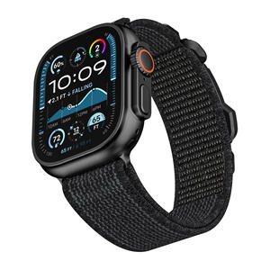 Correa Deportiva de Nailon para Apple Watch con Cierre Magnético Fidelo 42 44 45 46 49mm Negro Verde Azul Gris - Product Image 5