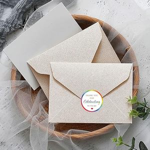 Pegatinas Autoadhesivas de Vinilo PVC Transparente con Acabado Brillante Redondo Personalizadas de Fábrica para Regalos y Manualidades - Product Image 6
