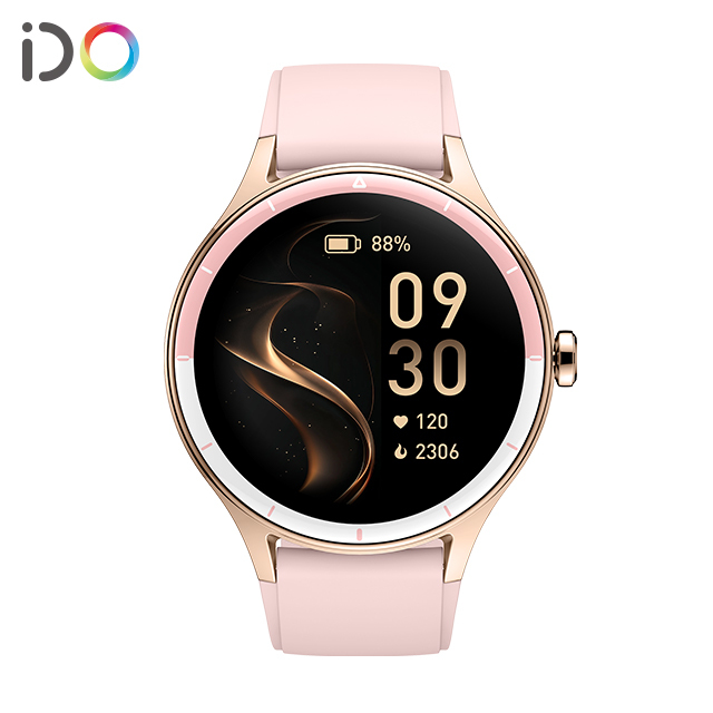 DR06 Female Design Smart Watch BT Phone Call Answering Feature IP68 Waterproof FCC CE ROHS REACH certified 24 million silicone