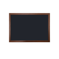 Personnalisé en gros cadre en bois magnétique petit tableau noir maison enseignement mural restaurant tableau noir panneau d'affichage 60x90cm