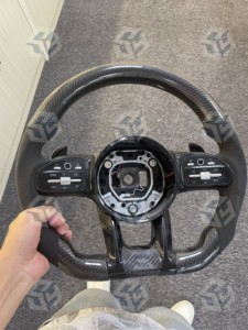Volante Clase A Clase C Clase E Clase S GLA GLB GLC GLE Grande G Nuevo volante de fibra de carbono AMG para Benz - Product Image 2