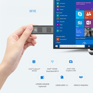 Giá rẻ Mini PC dính Quad-core CE leron j4125 8G LPDDR4 128G EMMC Túi máy tính HD-MI2.0 4K TV Box win11 Linux Ubuntu PC <span class=keywords><strong>Stick</strong></span> - Product Image 4