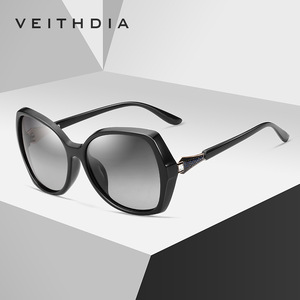 Veithdia Lunettes de soleil polarisées pour femmes, verres UV400 TAC, monture en plastique et métal, protection solaire pour la conduite, 73026 - Product Image 4