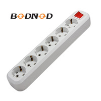 Toma de corriente de 2-6 entradas para robot eléctrico, con cable de 1,5 M/3M/5M/7M, Europa