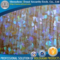 Film holographique 3D transparent