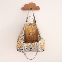 Sac fourre-tout brodé Paisley grande capacité style western pour femme, sac à main de cowgirl, sac à main de style campagnard