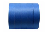 Gran oferta, cinta de papel adhesiva de PVC azul de 48mm impresa personalizada, papel crepé activado por agua para pintura de automóviles, fusión en caliente