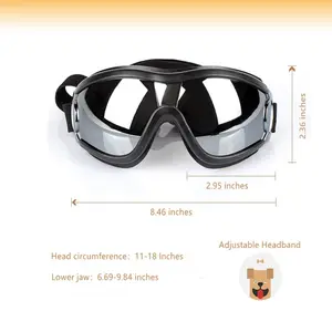 Солнцезащитные очки для собак, защита от УФ ветра пыли тумана, очки для домашних животных, защита глаз