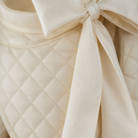 Gilet matelassé léger et lavable pour animaux de compagnie avec nœud pour petits chiens, style princesse, manteau d'hiver pour chien, tailles S, M, L, XL, XXL