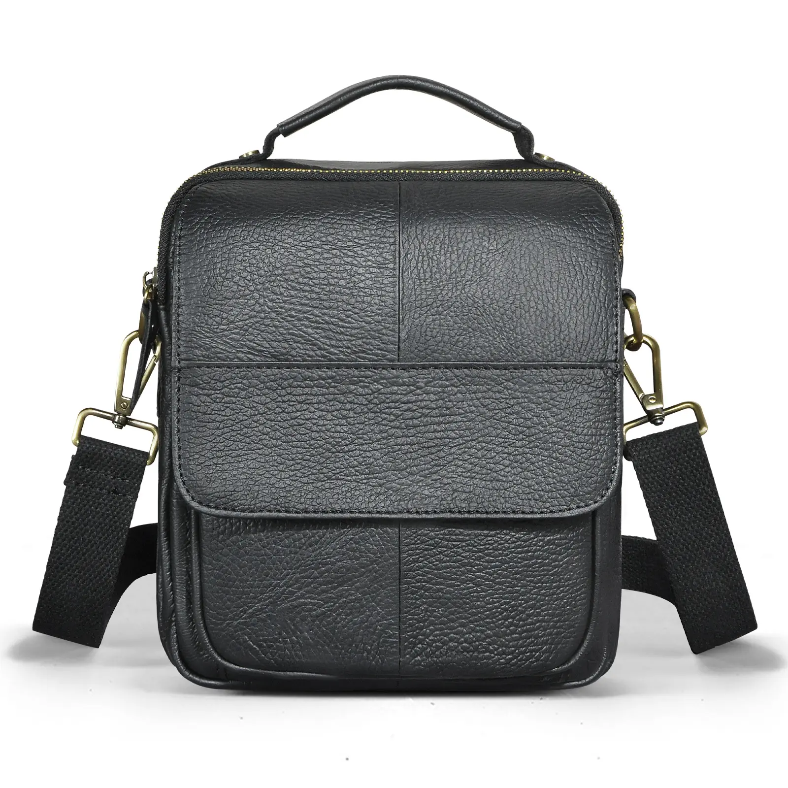 Wholesale dropshipping Tablet Shoulder Messenger Bag Leather Laptop RFID Travel Briefcase Satchel For Office Work School&Travel