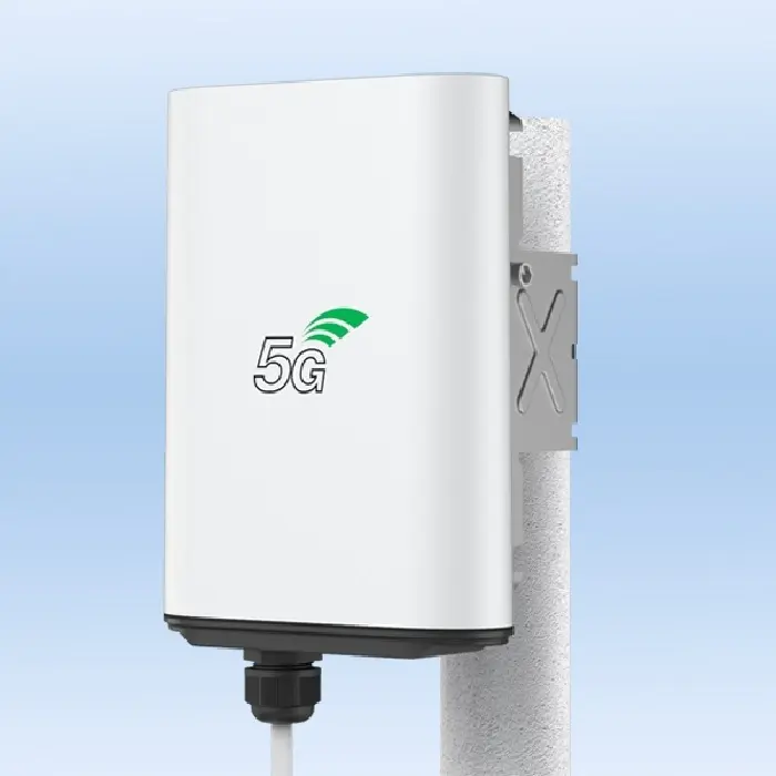 長距離ホームFWA5GLteセルラーワイヤレスルーター防水5g屋外CPE、SIMカード付きNSASAネットワーク