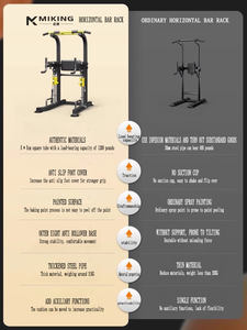 Precio al por mayor personalizado ejercicio en casa Fitness Dip Station Pull up Bar equipo de gimnasio ajustable multifunción nueva torre de energía - Product Image 3