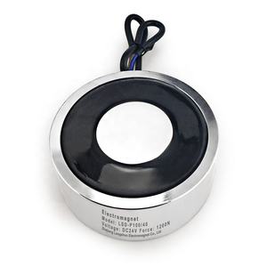 丸型電磁磁石LSD-P100/40 DCシリンダーIP68電気磁石電磁ソレノイド吸盤工場カスタムリフティングマグネット - Product Image 3