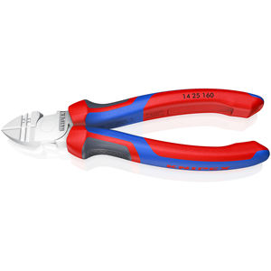 KNIPEX 14 25 160 Cortador de aislamiento con mangos cómodos cromados 160 mm - Product Image 1
