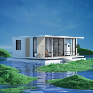 BOX SPACE Casa modular de 5 dormitorios Contenedor de paquete plano ensamblado portátil para apartamento pequeño o cabina <span class=keywords><strong>Porta</strong></span> - Product Image 1