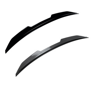 Alerón Trasero para Audi A5 8T Coupé, Negro Piano, Textura de Fibra de Carbono, ABS, Estilo Ducktail, 2007-2016 - Product Image 5