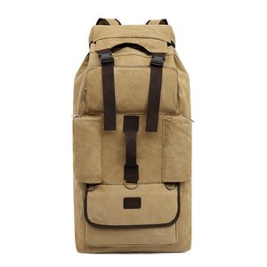 Mochila de Senderismo de Lona Extra Impermeable de 110L para Montaña, Viajes, Campamento, Excursionismo, Montañismo, Escalada, Mochila de Día - Product Image 5