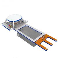 Hochwertiges Heißes Angebot Aufblasbares Drift-Slider Schwimmkissen Komfortables Wasserspiel Wassergefülltes Verrücktes UFO-Sofa