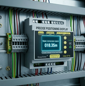 Controlador de Cable Universal con Sensor de Fugas RS485 Modbus RTU, Detector de Derrames de Agua, Aceite y Productos Químicos, Sistema de Alarma con Montaje en Riel DIN - Product Image 1