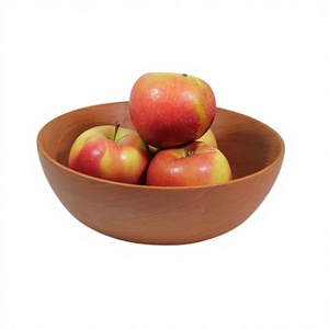Cuenco de frutas de madera de diseño Simple con la más alta calidad, vajilla de tamaño personalizado, cuenco para servir alimentos de Home Arts - Product Image 1