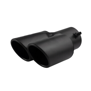 31. मोटर वाहन निकास के लिए दो घुमावदार बेवल स्टेनलेस स्टील दोहरी ट्यूब टेलपाइप में निकास - Product Image 6