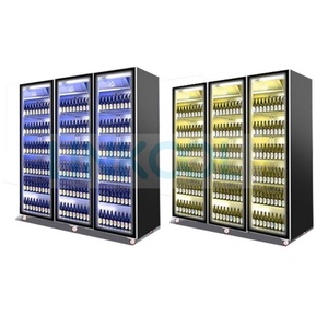 Vitrine Réfrigérée Verticale pour Boissons Fraîches avec Porte Vitrée – Réfrigérateur Commercial pour Supermarché – Offre Spéciale - Product Image 3