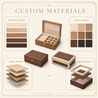 Boîte à bijoux en bois durable avec design personnalisable, matériaux écologiques, services OEM/ODM