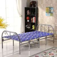 Nouveau design lit pliant en métal pas cher camp maison unique tenir lit bureau sieste artefact dortoir pause déjeuner lit