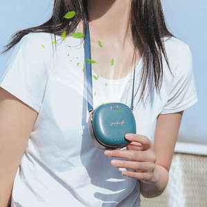 Petit ventilateur Portable à Clip de taille/collier amélioré, Rechargeable, Portable, batterie 2000mah PSE KC, refroidissement du cou, Mini ventilateur suspendu - Product Image 6