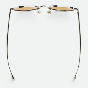 Gafas de Sol Bottega BV Clásicas Ovaladas de Metal, Diseño Atemporal, Ajuste Cómodo para Viajes Diarios y Conducción, Veneta - Product Image 4