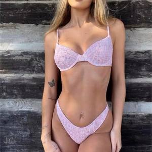 Rugloze Bikini 'S En Strandkleding Groothandel Plus Size Luxe Bikini Fabrikant Op Maat Bikini Bikini 'S En Badpakken Voor Vrouwen - Product Image 1