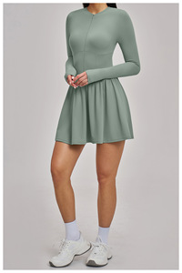 Jupes courtes pour <span class=keywords><strong>jeunes</strong></span> filles, t-shirts à manches longues pour femmes, vêtements avec logo sportif, robes - Product Image 3