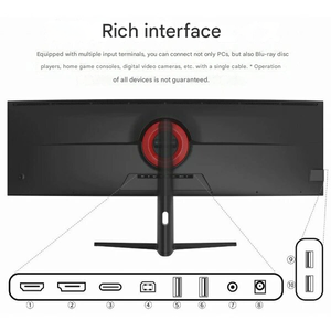 Haut de gamme super large 49 pouces 4k 75hz Curvevd moniteur Pc moniteur d'ordinateur 49 pouces Gamer moniteur de jeu - Product Image 2