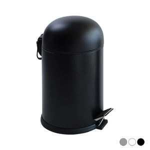 Poubelle à pédale Calla 5L noire, diamètre 20,5 cm, hauteur 32 cm, pour cuisine - Product Image 2