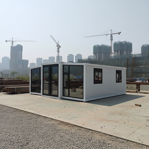 <span class=keywords><strong>Casa</strong></span> Contenedor Expandible Directo de Fábrica, Prefabricada, Modular, Habitación de Doble Ala para Obras de Construcción, Emergencias, Campamentos de Trabajo - Product Image 1