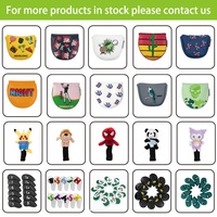 Funda para cabeza de palo de golf de cuero PU bordada, para juego de palos de madera, accesorios de golf, funda para driver.