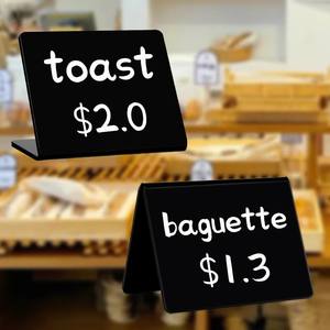 Tarjeta de exhibición de precio borrable de acrílico vertical para suministros de almacenamiento y supermercado - Product Image 2