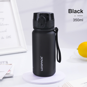 350ml/12oz chai nước bằng nhựa BPA-free motivational thể thao Chai Nước thời gian đánh dấu miệng rộng leakproof, dòng chảy nhanh công nghệ - Product Image 1