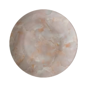 Assiettes de luxe en porcelaine à motif marbre de 10,5 pouces, assiettes rondes pour usage domestique, ensembles d'assiettes au design élégant - Product Image 4