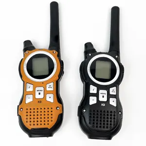 모토로라 K9 2 팩 아웃도어 스포츠 하이 & 저전력 USB 라이센스 무료 공용 라디오 통화 10 km 무전기 (LED 조명 포함)