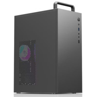 WANKANG OEM M-ATX/ITX Gaming Desktop Case Aluminum Alloy Mid Tower Noise Reduction Mesh Black USB 1.0/3.0 Office Home Use