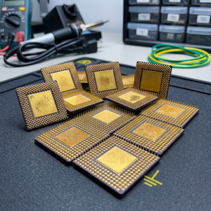 Procesadores Intel de cerámica con pines doblados para recuperación de oro (CPU SCRAP) - Product Image 1