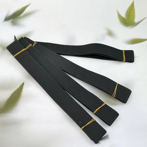 Black widened <b>elastic</b> rubber band, loose tights, black <b>elastic</b> waistband, replaceable <b>elastic</b> rope, wholesale for one yuan. - Product Image 4